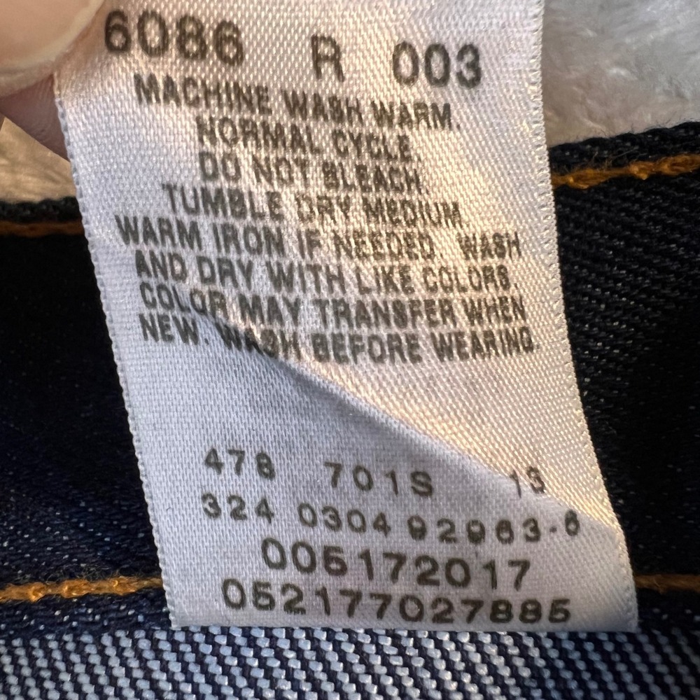 VTG Levis 517 Boot Cut Jeans Mens 40x32 Indigo Deadstock 2000's 00517-2017 NWT - Picture 4 of 11